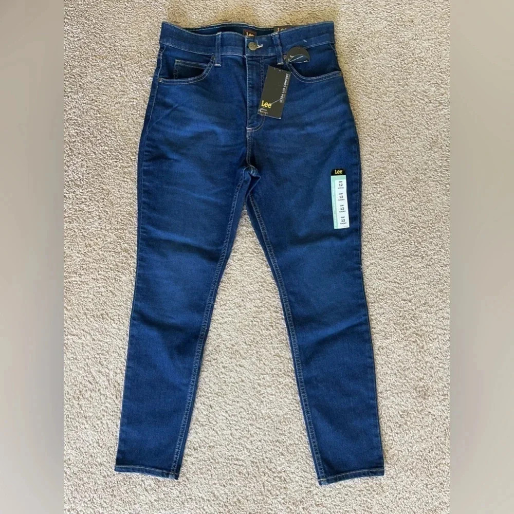 NWT Lee Girls Skinny High Rise Size 12S